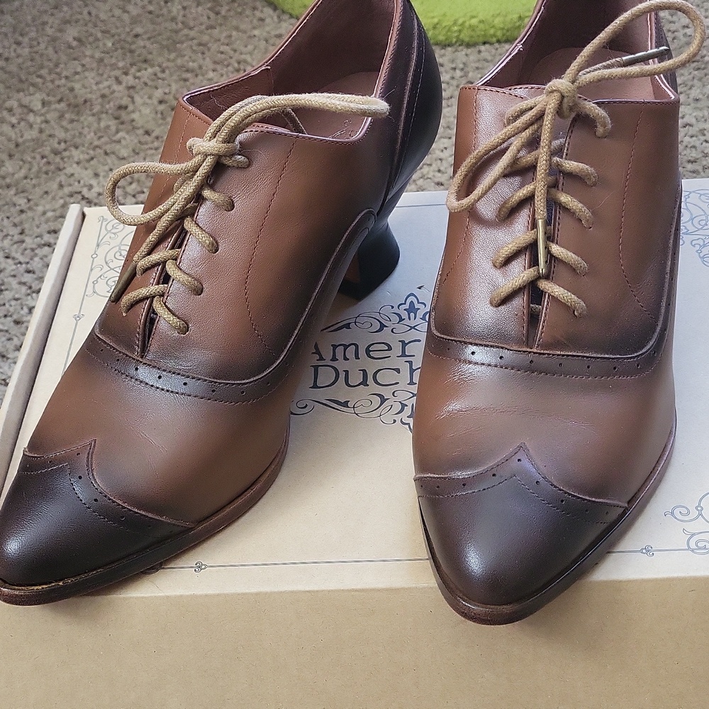 Tan American Duchess Womens Oxfords Londoners